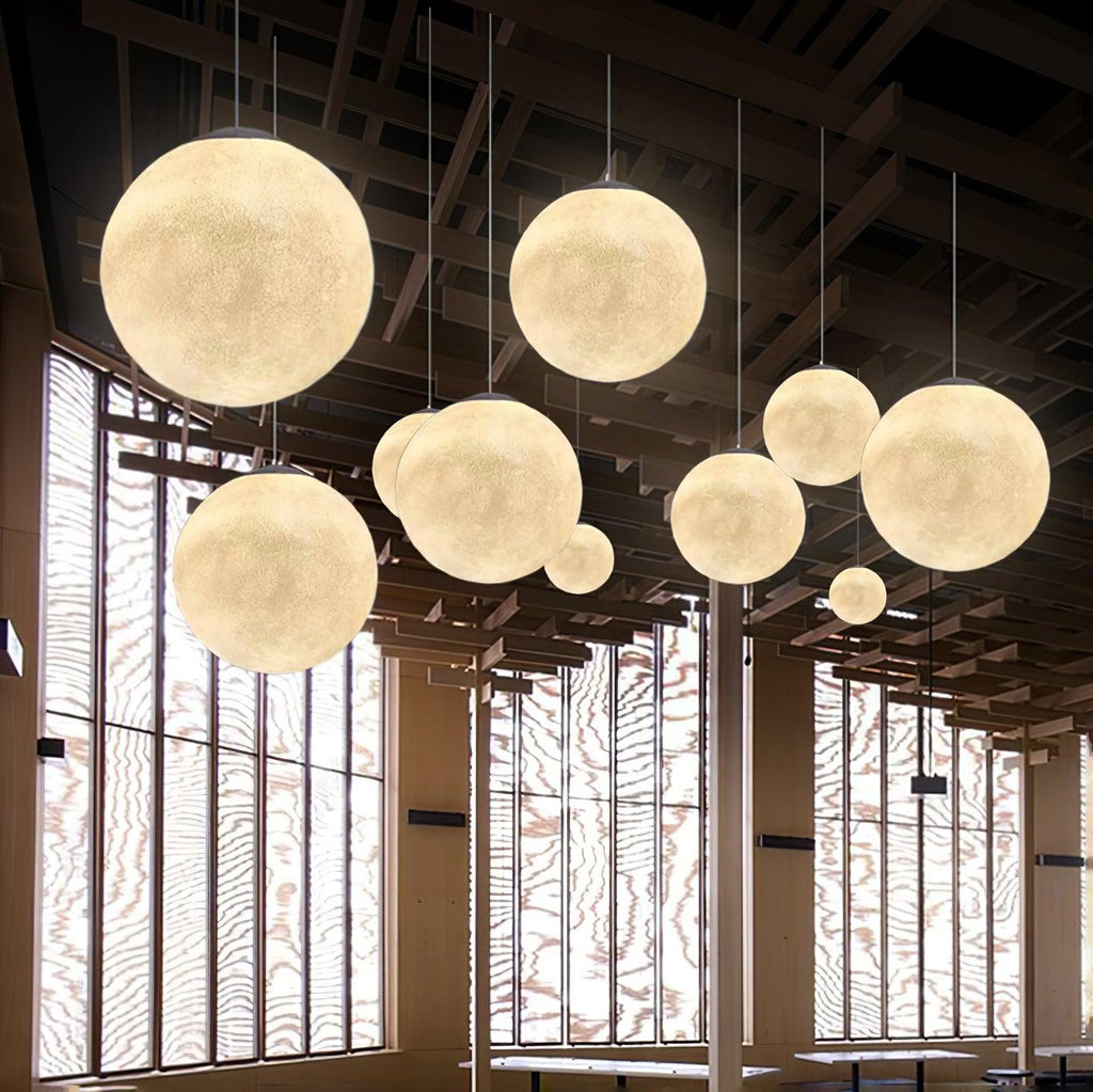 Moon – Promienna lampa wisząca