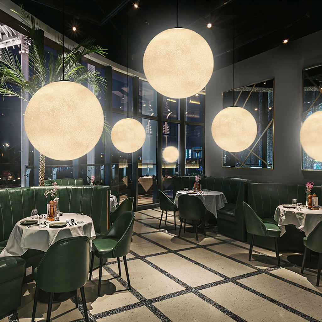 Moon – Promienna lampa wisząca