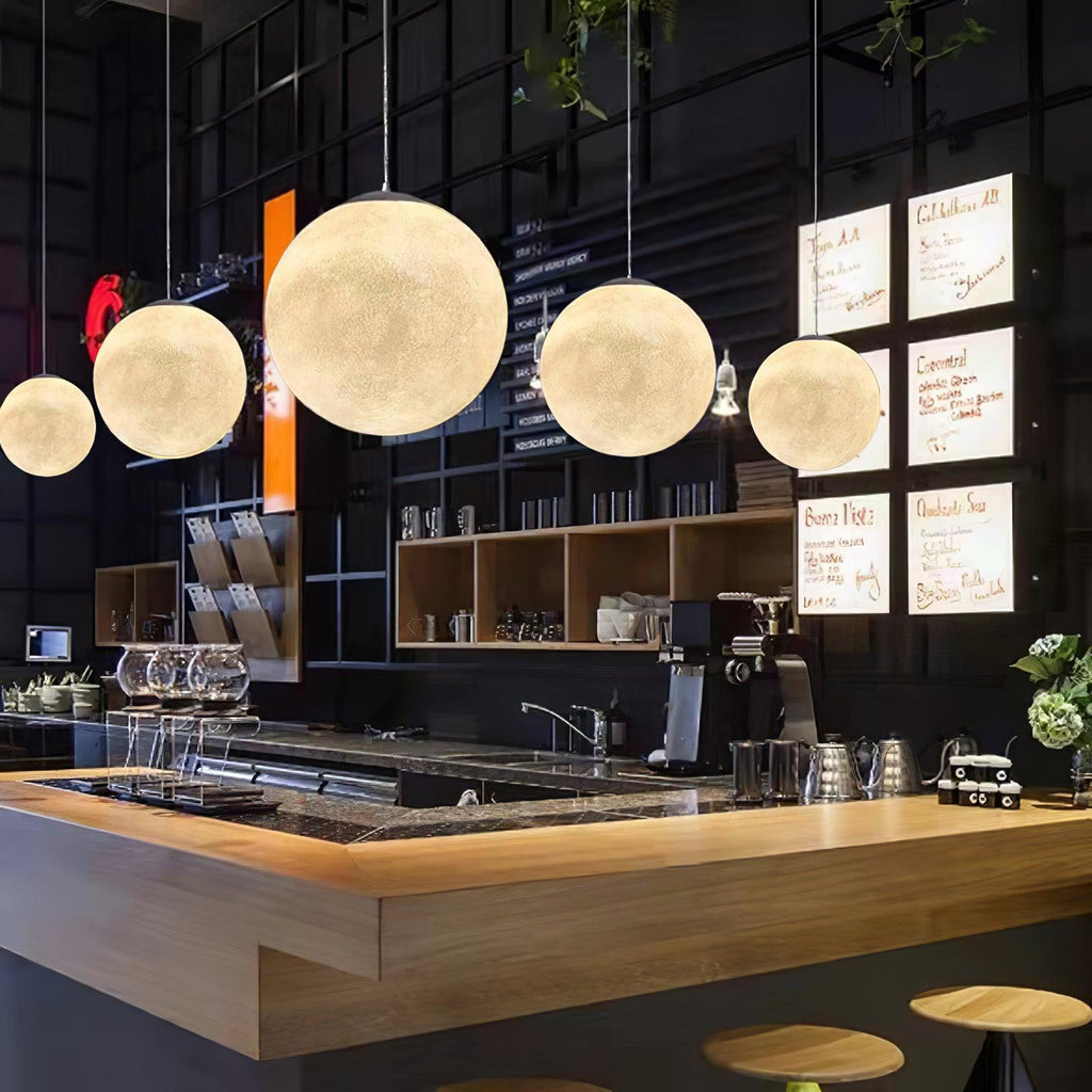 Moon – Promienna lampa wisząca