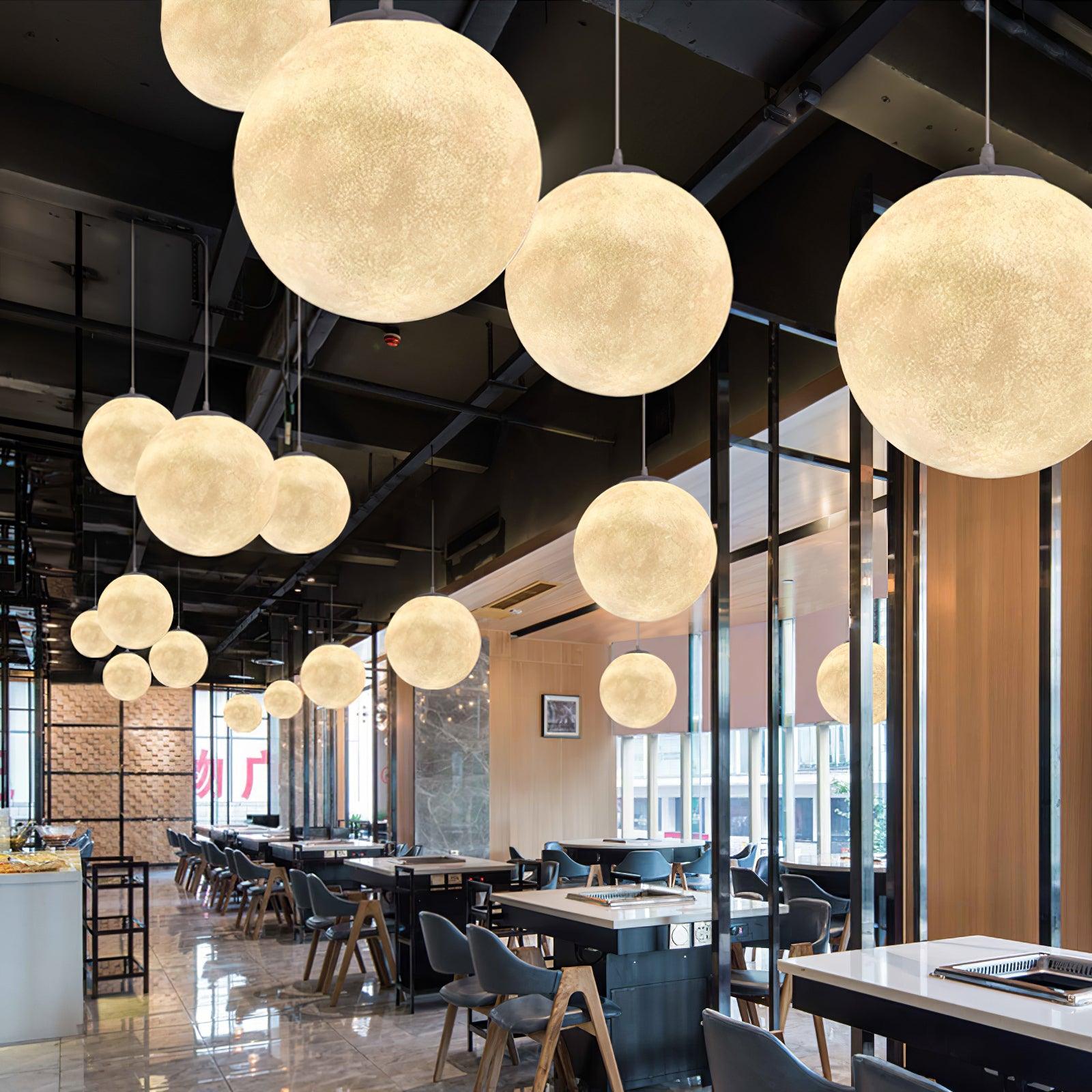 Moon – Promienna lampa wisząca