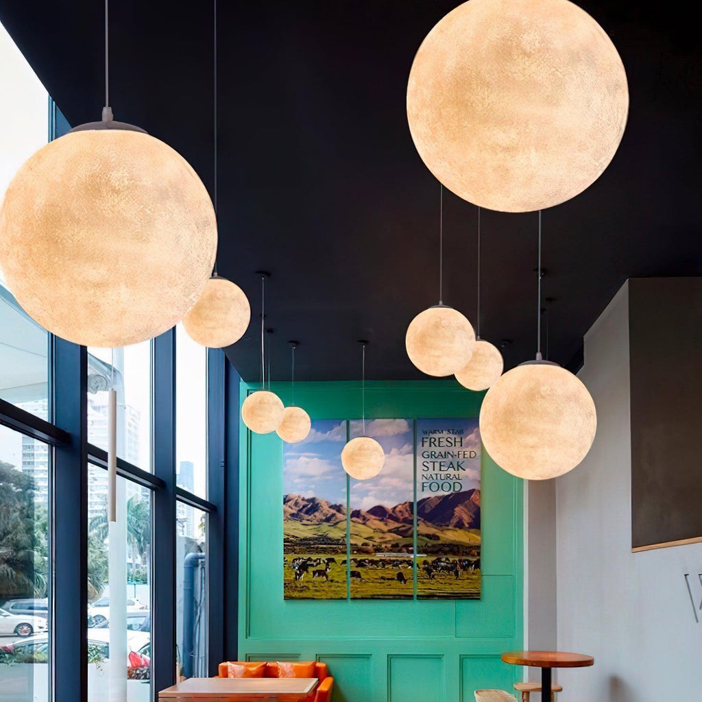 Moon – Promienna lampa wisząca