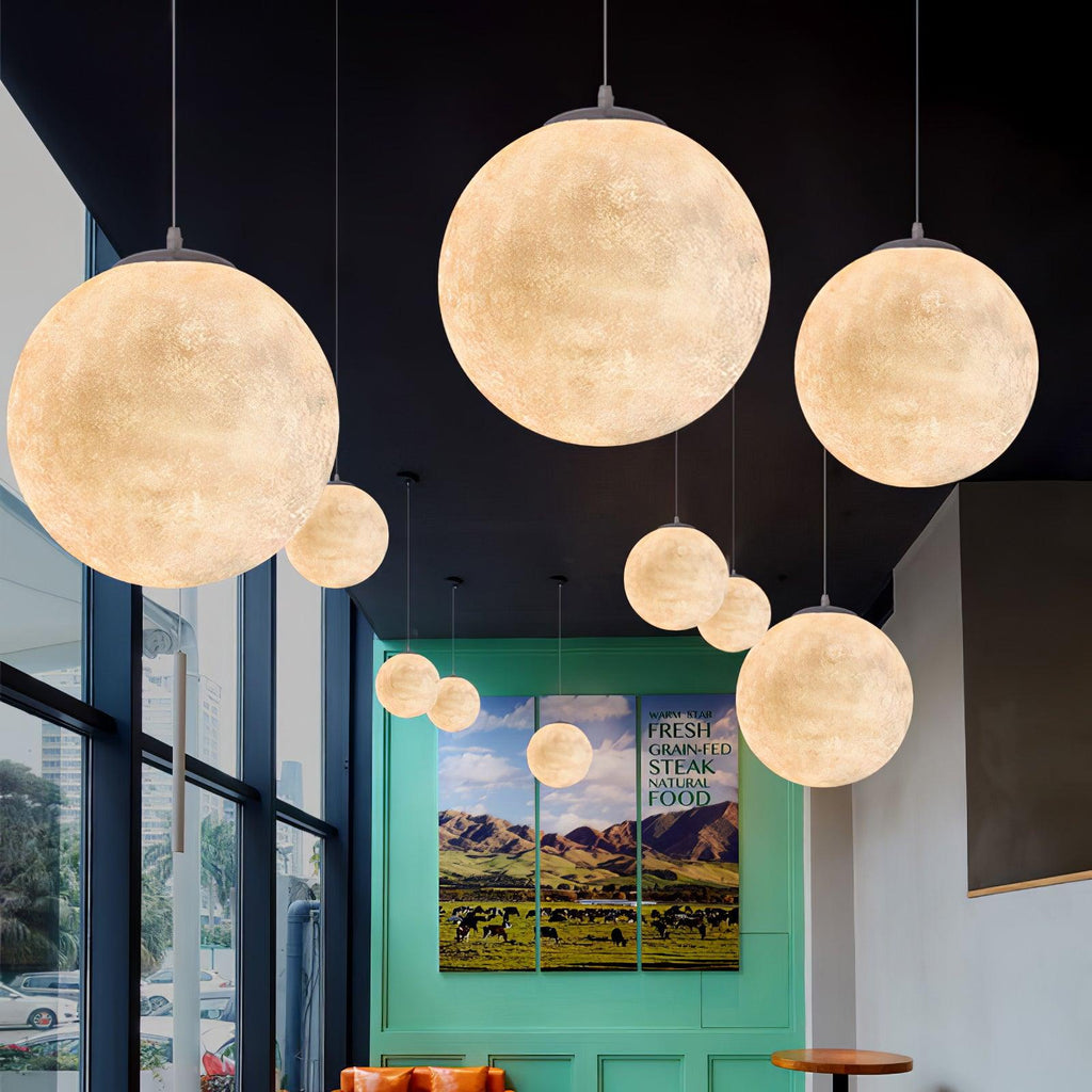 Moon – Promienna lampa wisząca