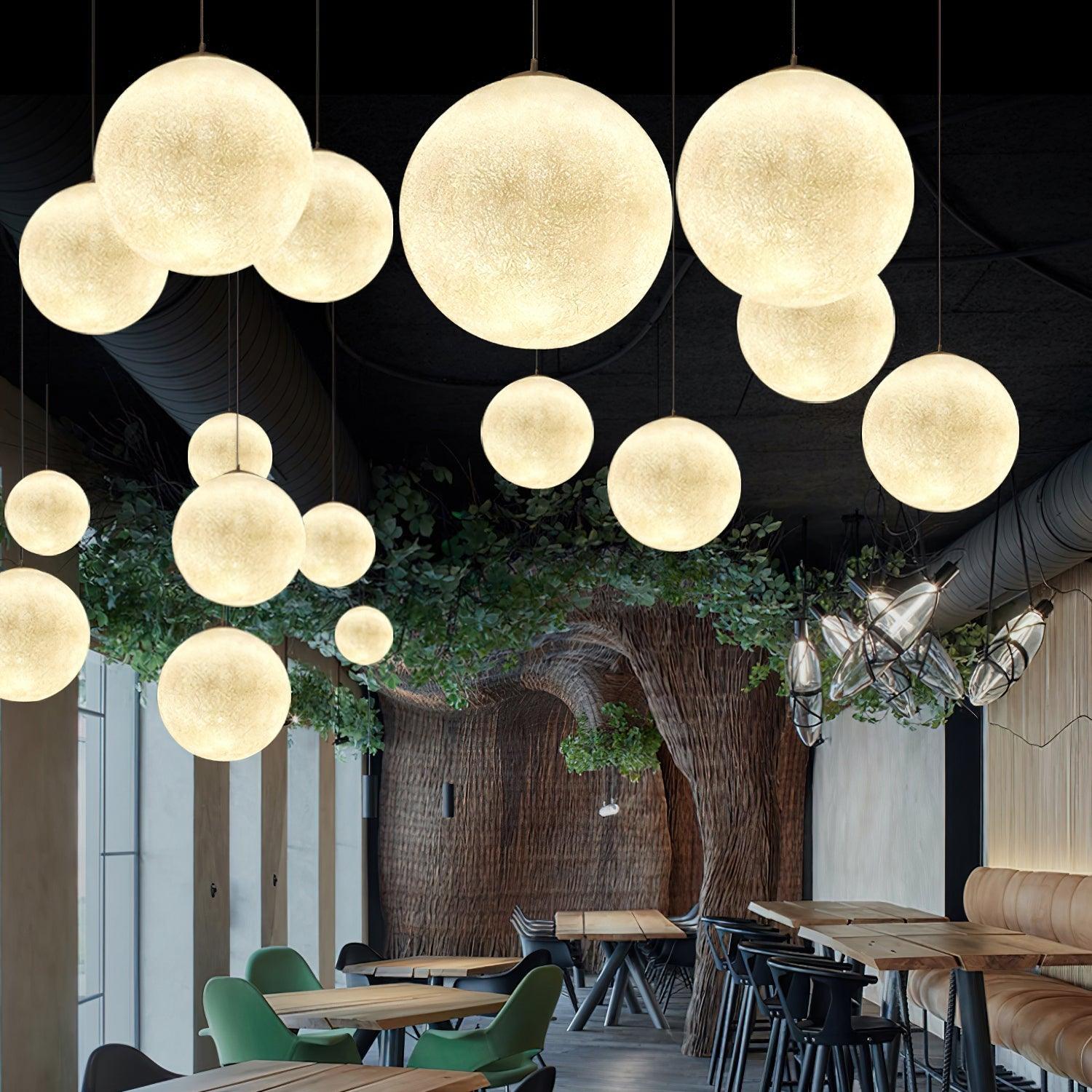 Moon – Promienna lampa wisząca