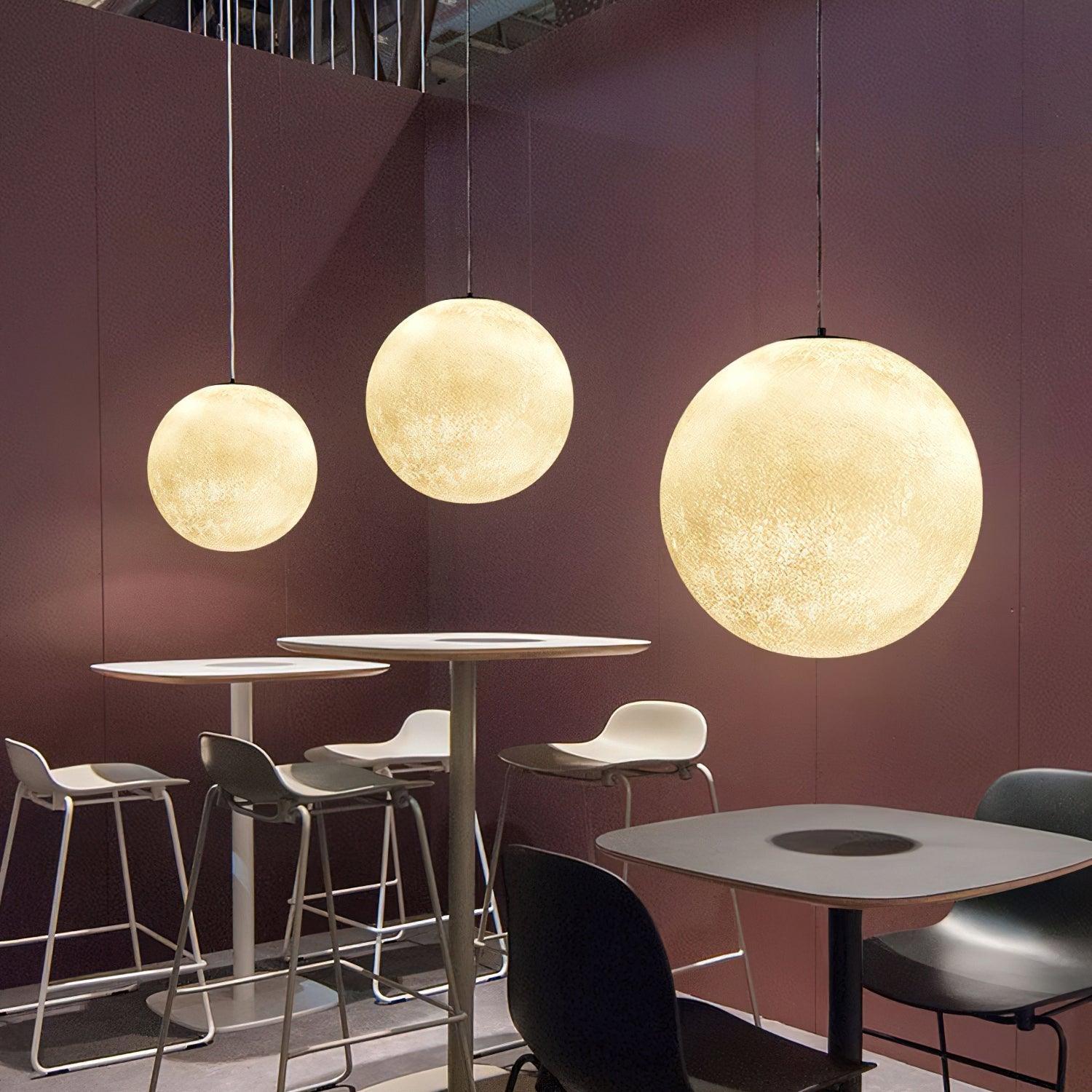 Moon – Promienna lampa wisząca