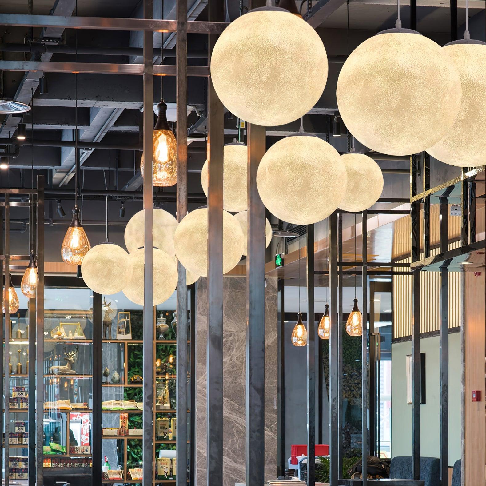 Moon – Promienna lampa wisząca