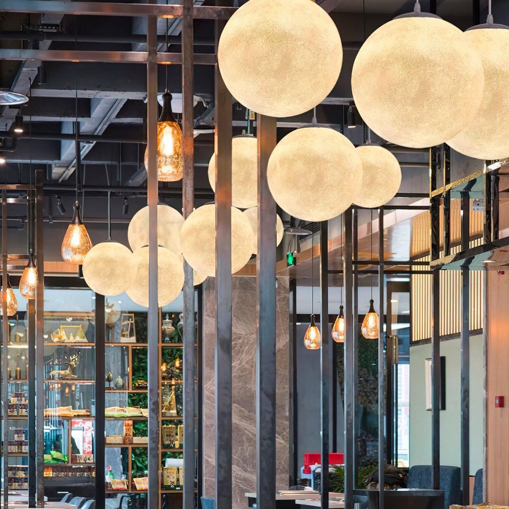 Moon – Promienna lampa wisząca