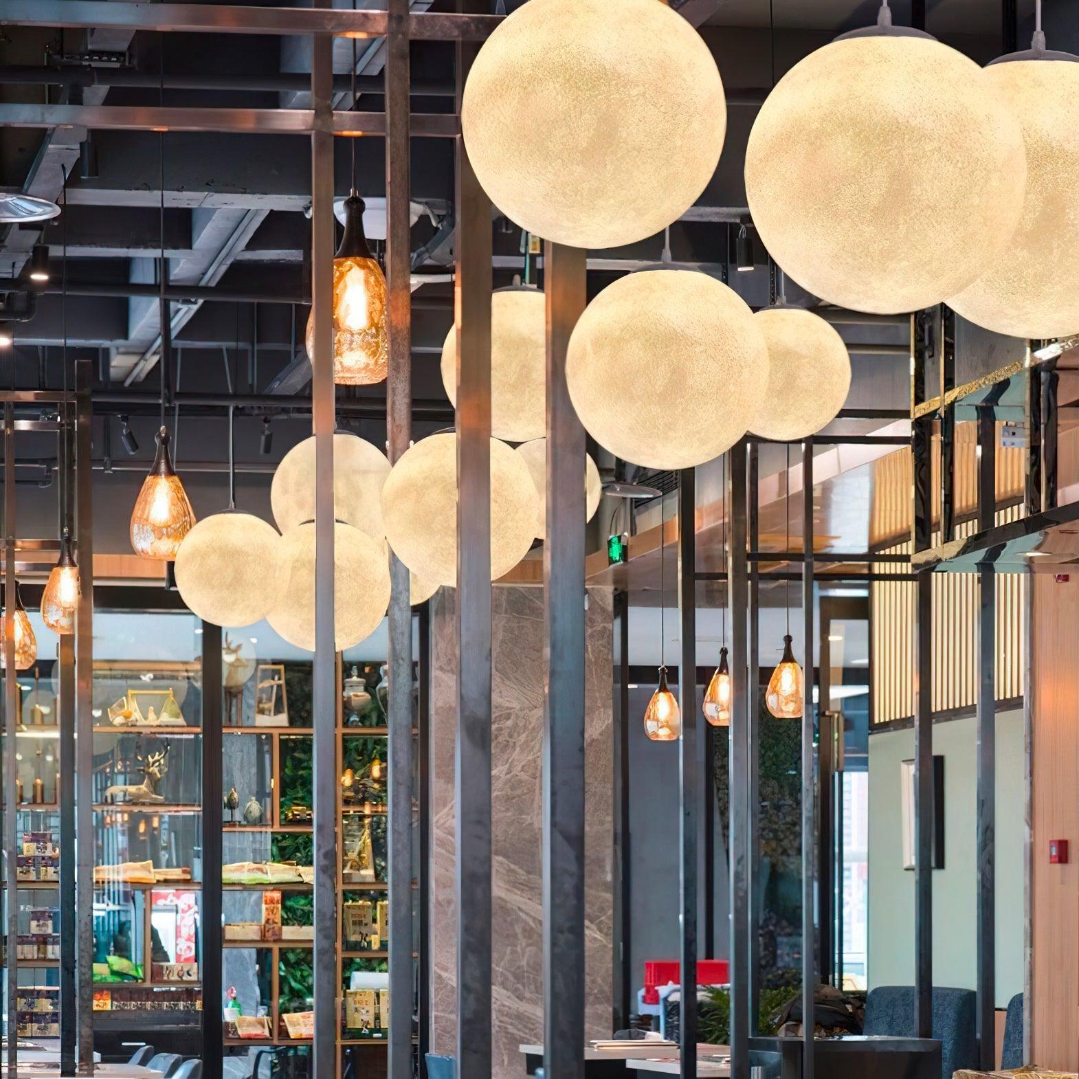 Moon – Promienna lampa wisząca
