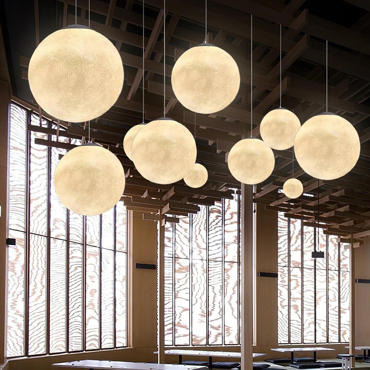 Moon – Promienna lampa wisząca