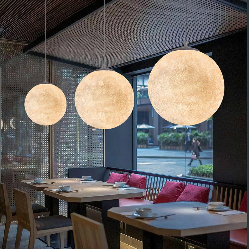 Moon – Promienna lampa wisząca