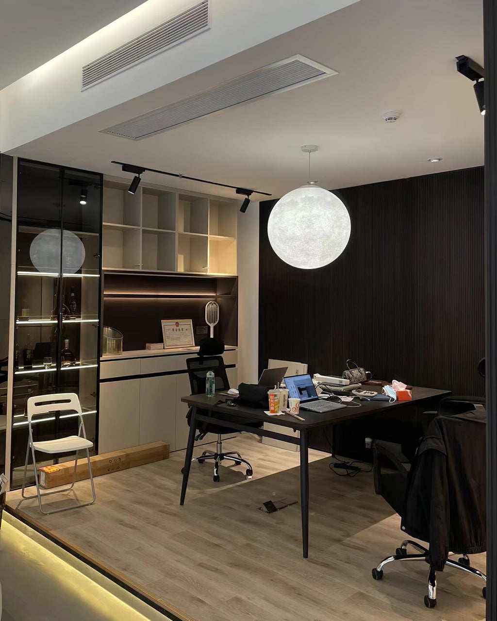 Lunara Moon Pendant Lamp | Modern White Ceiling Light