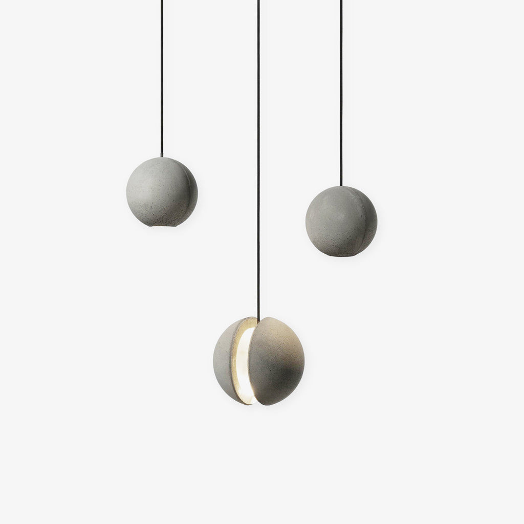 Lámpara colgante de hormigón minimalista Moon – Luz de techo moderna