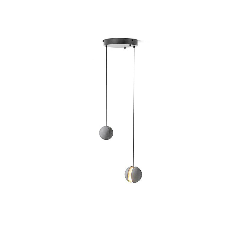 Lámpara colgante de hormigón minimalista Moon – Luz de techo moderna