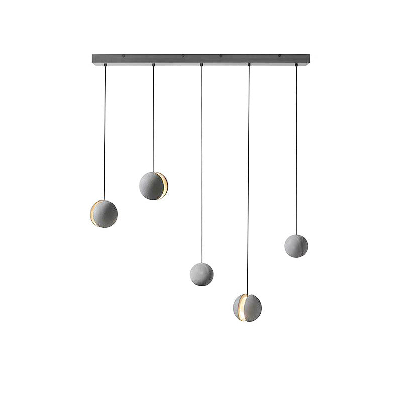 Lámpara colgante de hormigón minimalista Moon – Luz de techo moderna