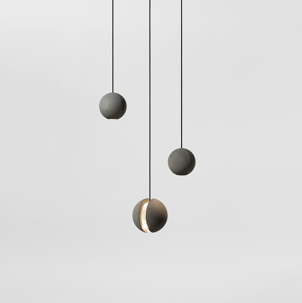Lámpara colgante de hormigón minimalista Moon – Luz de techo moderna