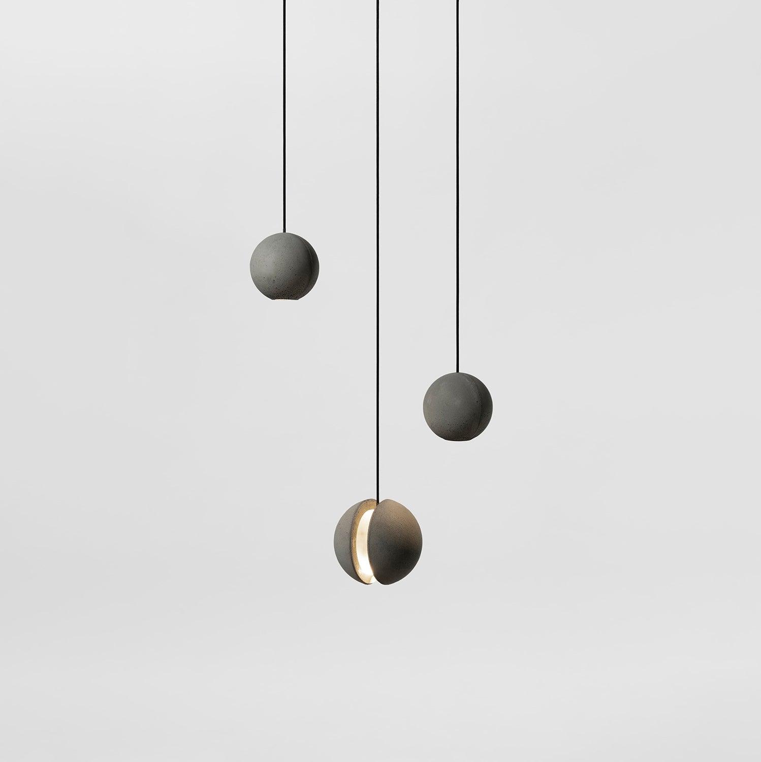 Lámpara colgante de hormigón minimalista Moon – Luz de techo moderna