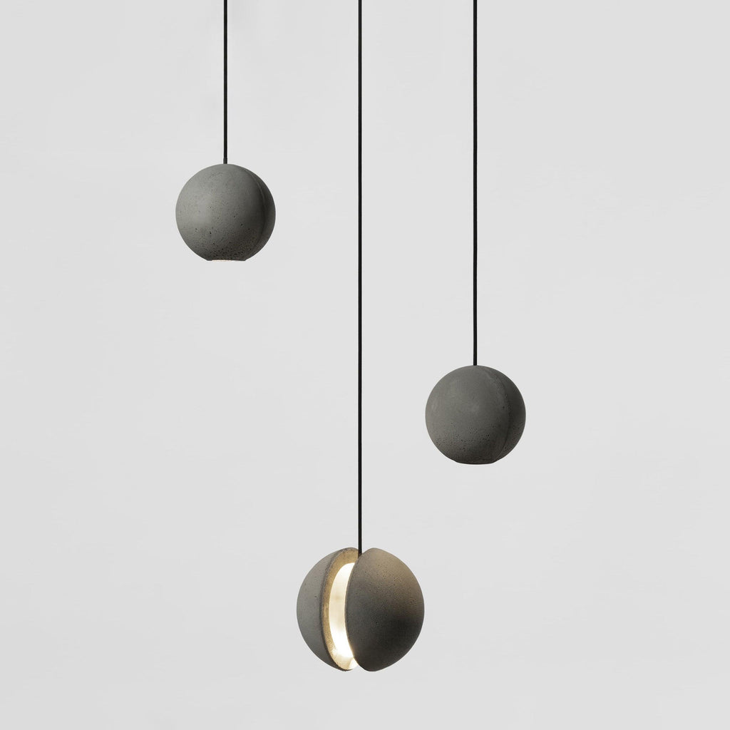 Lámpara colgante de hormigón minimalista Moon – Luz de techo moderna