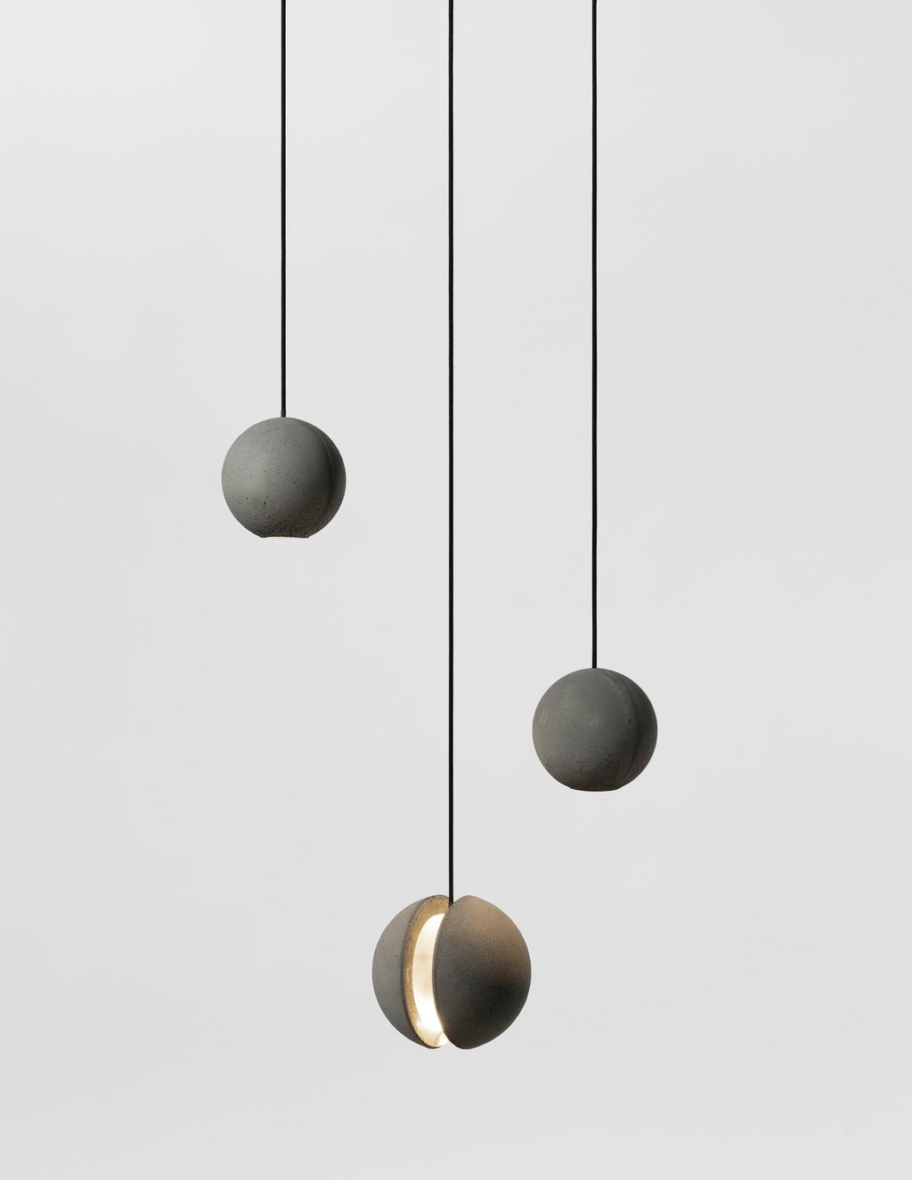 Lámpara colgante de hormigón minimalista Moon – Luz de techo moderna