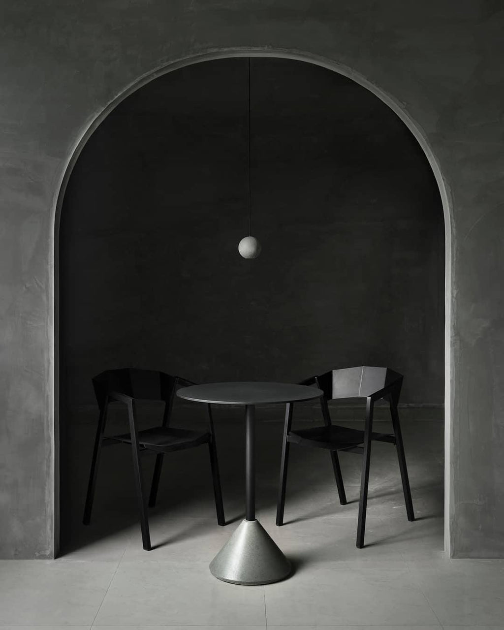Lámpara colgante de hormigón minimalista Moon – Luz de techo moderna