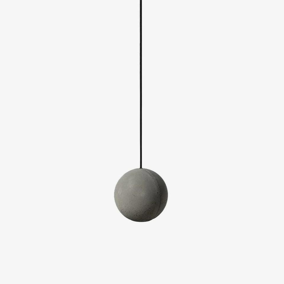Lámpara colgante de hormigón minimalista Moon – Luz de techo moderna