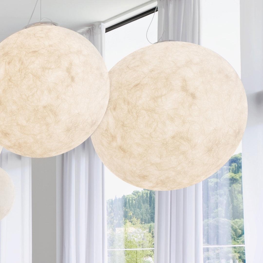 Lunara Moon Pendant Lamp | Modern White Ceiling Light