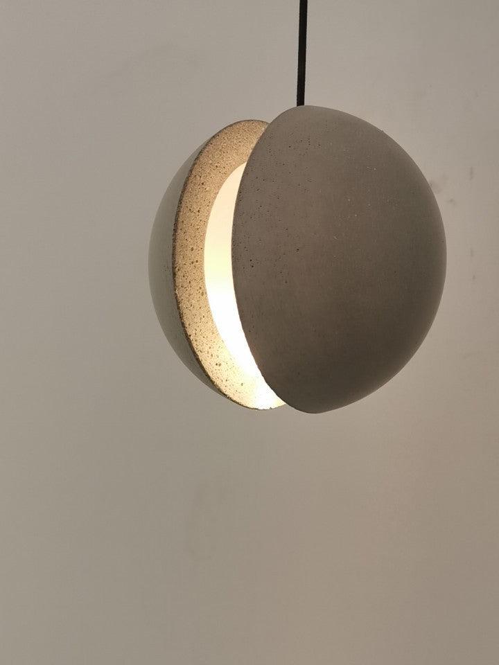 Lámpara colgante de hormigón minimalista Moon – Luz de techo moderna