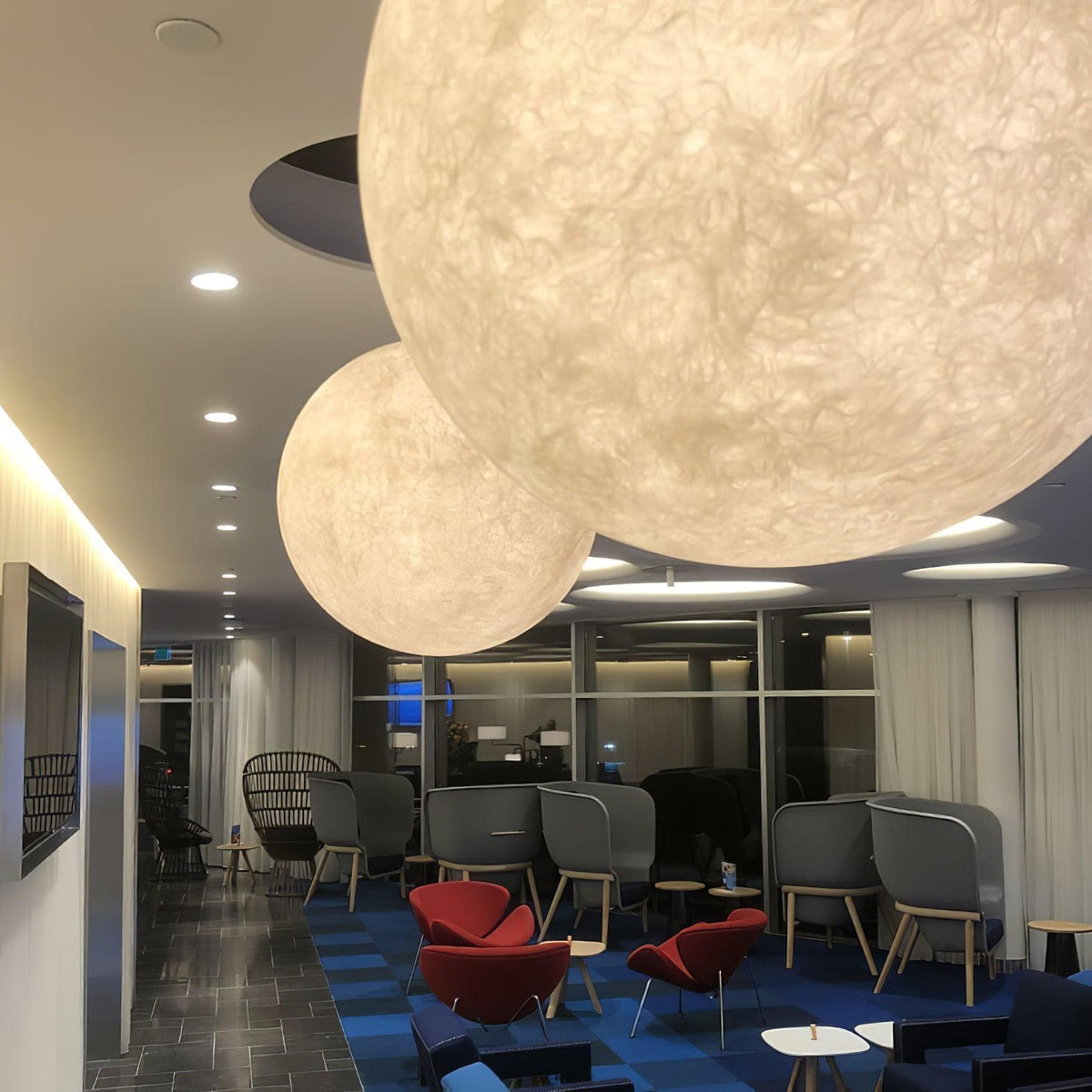 Lunara Moon Pendant Lamp | Modern White Ceiling Light