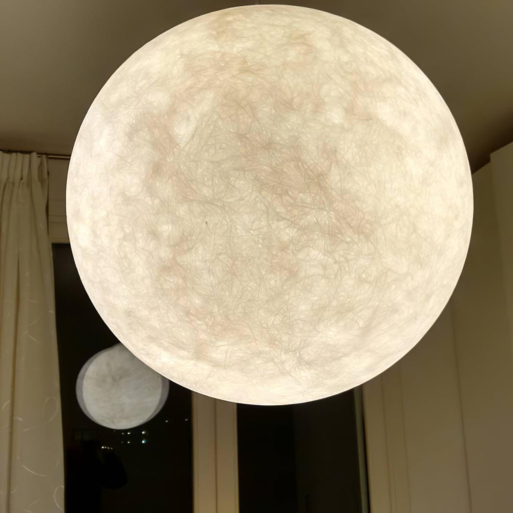 Lunara Moon Pendant Lamp | Modern White Ceiling Light