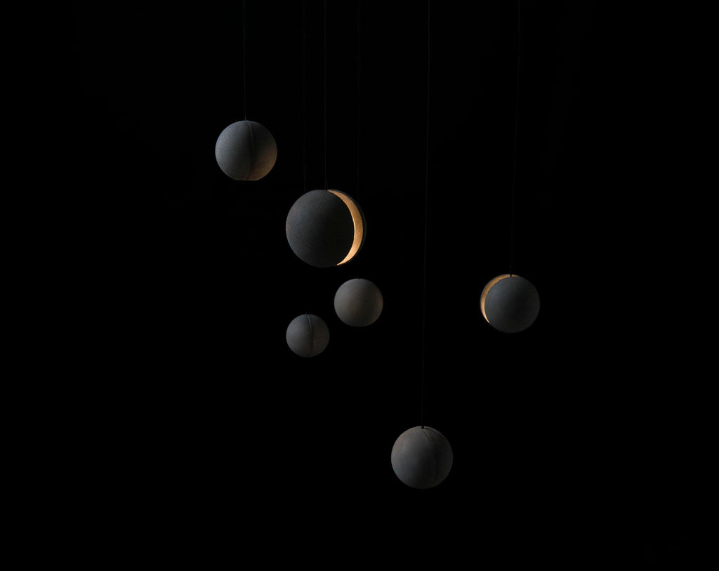 Lámpara colgante de hormigón minimalista Moon – Luz de techo moderna