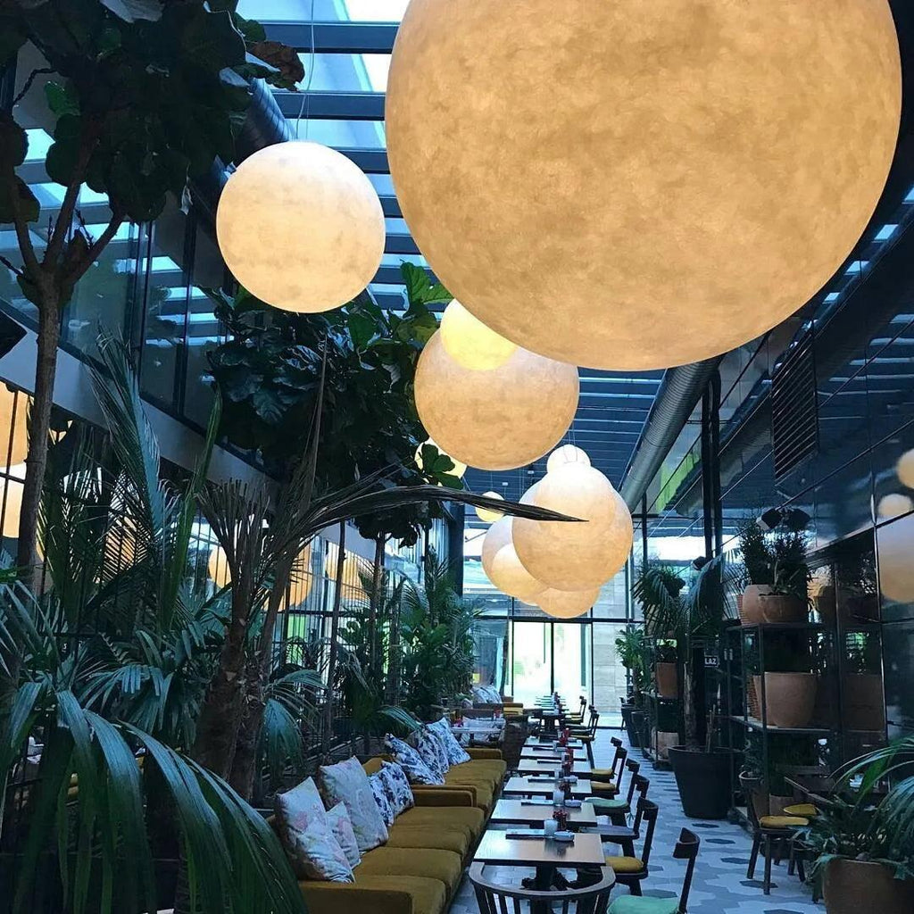 Lunara Moon Pendant Lamp | Modern White Ceiling Light