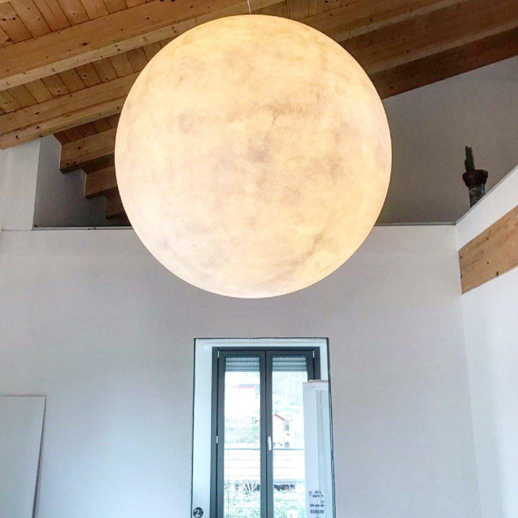 Lunara Moon Pendant Lamp | Modern White Ceiling Light
