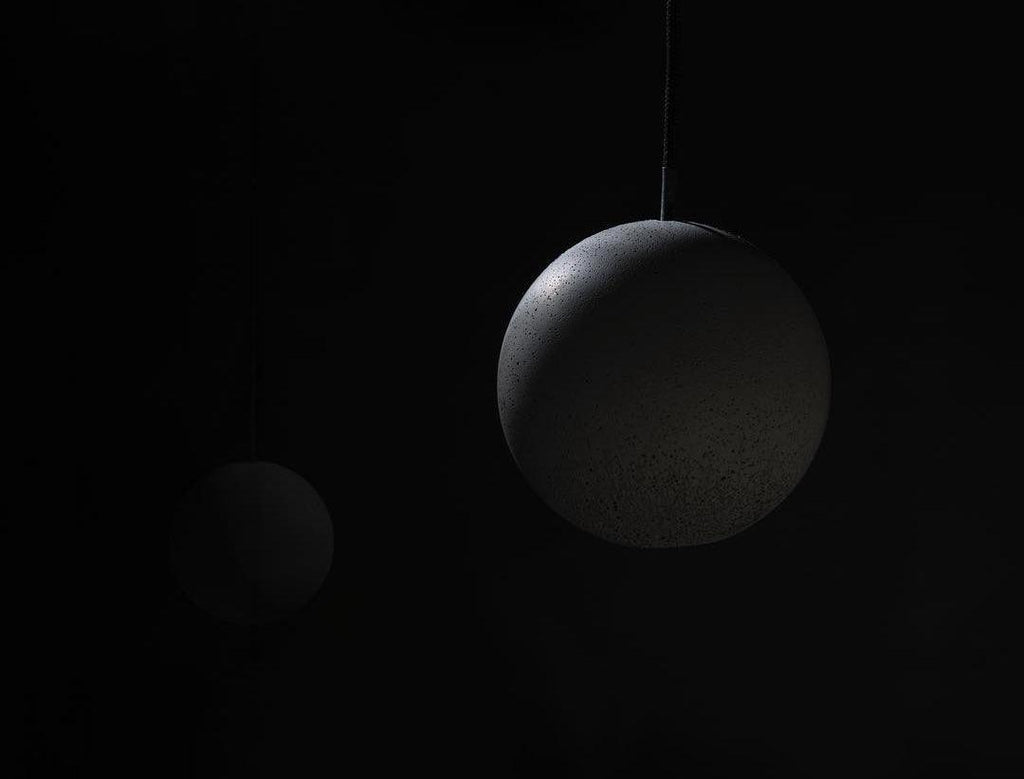 Lámpara colgante de hormigón minimalista Moon – Luz de techo moderna