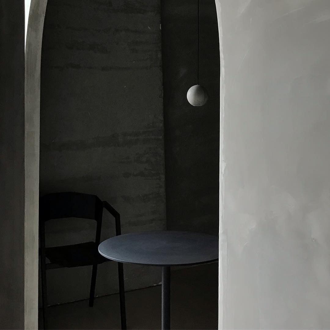 Lámpara colgante de hormigón minimalista Moon – Luz de techo moderna