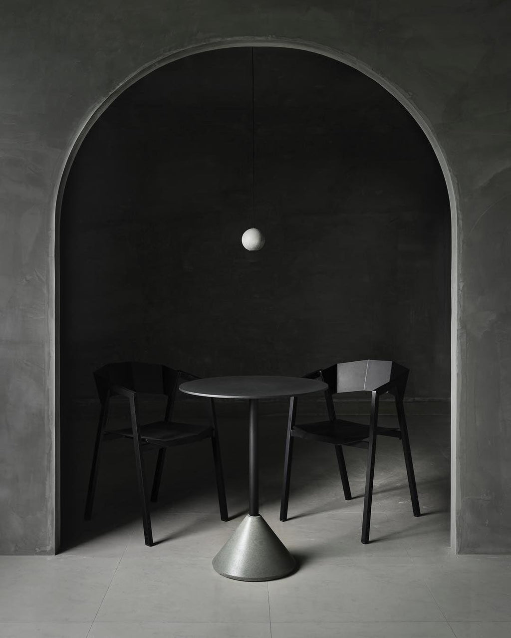 Lámpara colgante de hormigón minimalista Moon – Luz de techo moderna