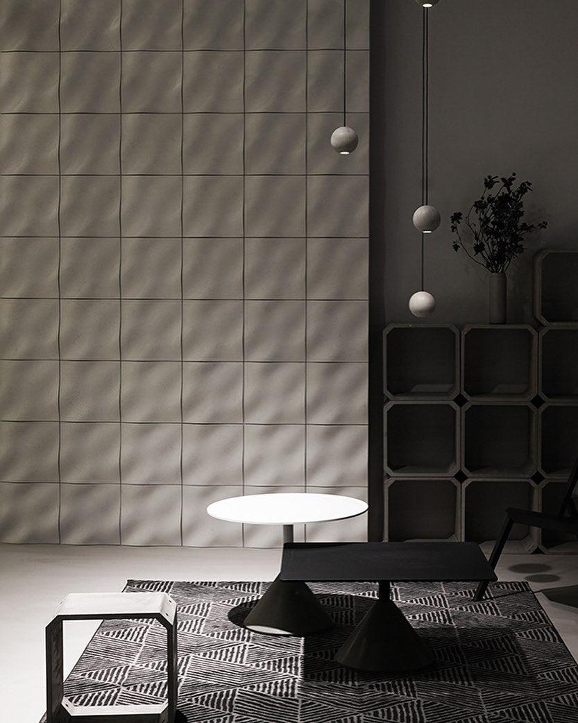 Lámpara colgante de hormigón minimalista Moon – Luz de techo moderna