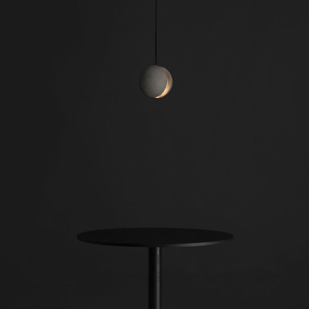 Lámpara colgante de hormigón minimalista Moon – Luz de techo moderna