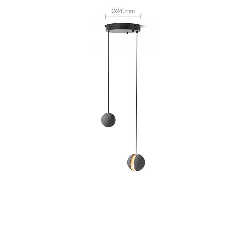 Lámpara colgante de hormigón minimalista Moon – Luz de techo moderna