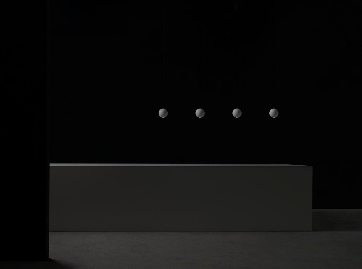 Lámpara colgante de hormigón minimalista Moon – Luz de techo moderna