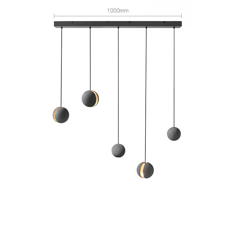 Lámpara colgante de hormigón minimalista Moon – Luz de techo moderna
