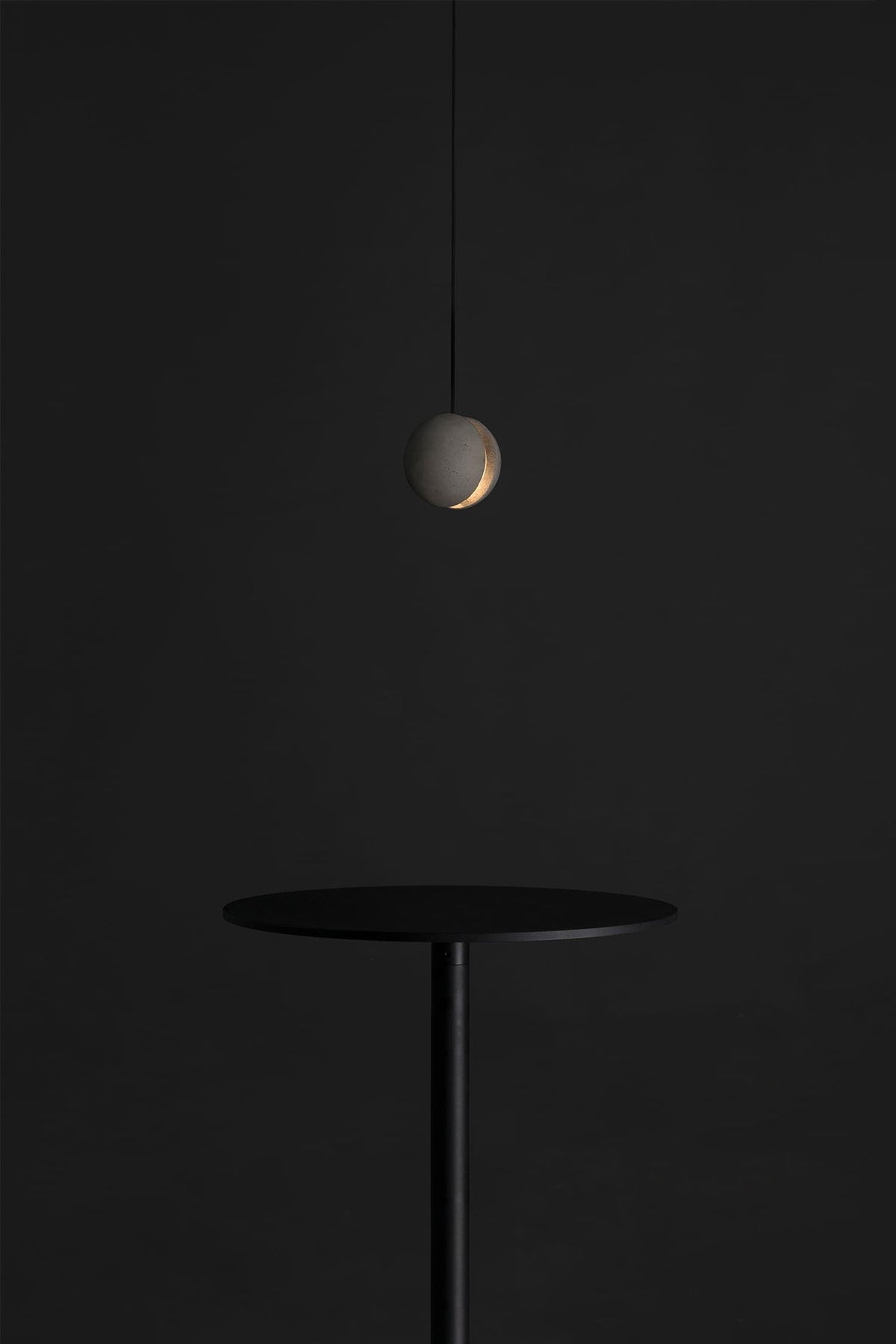 Lámpara colgante de hormigón minimalista Moon – Luz de techo moderna