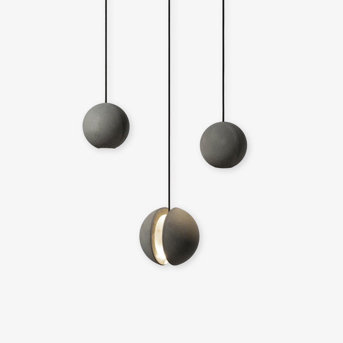 Lámpara colgante de hormigón minimalista Moon – Luz de techo moderna