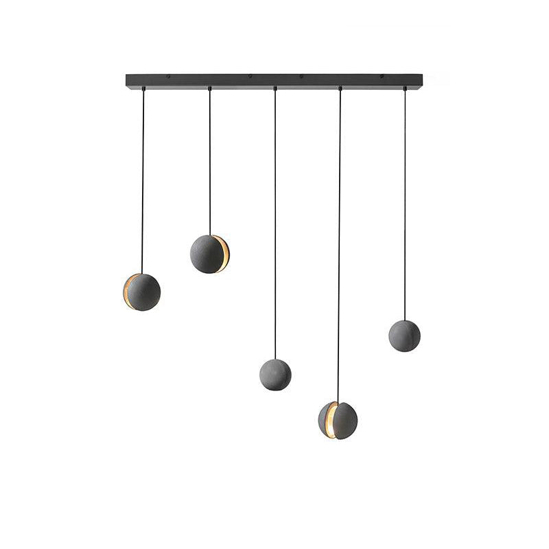 Lámpara colgante de hormigón minimalista Moon – Luz de techo moderna
