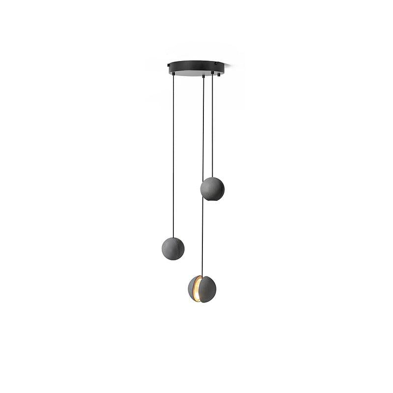 Lámpara colgante de hormigón minimalista Moon – Luz de techo moderna