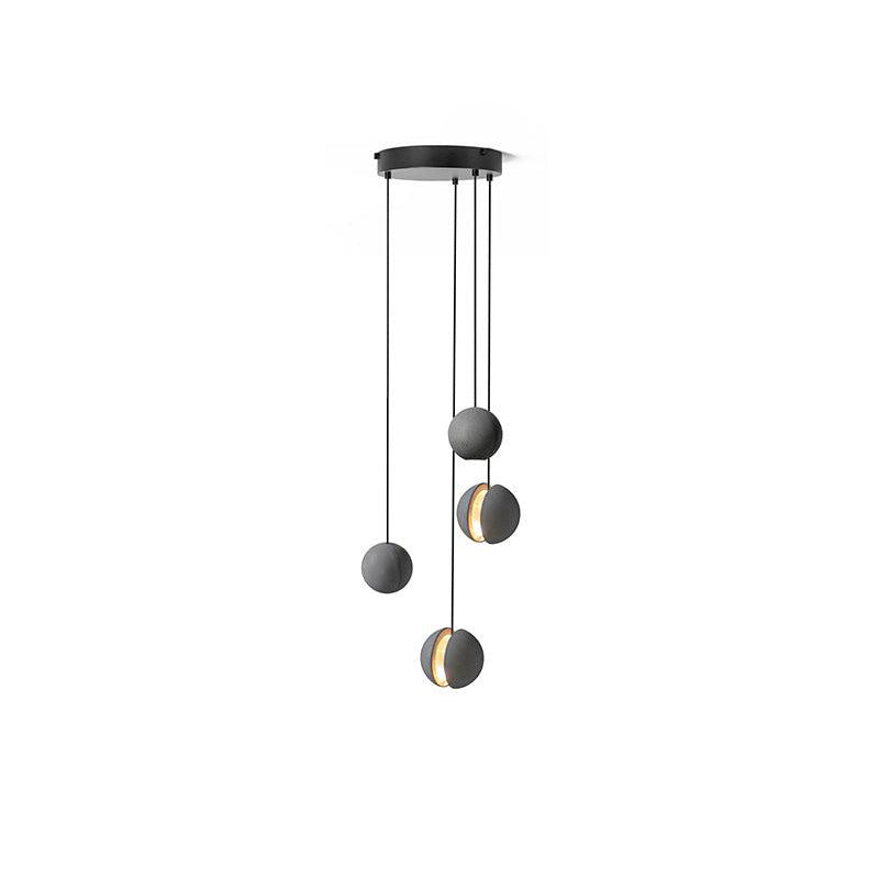 Lámpara colgante de hormigón minimalista Moon – Luz de techo moderna