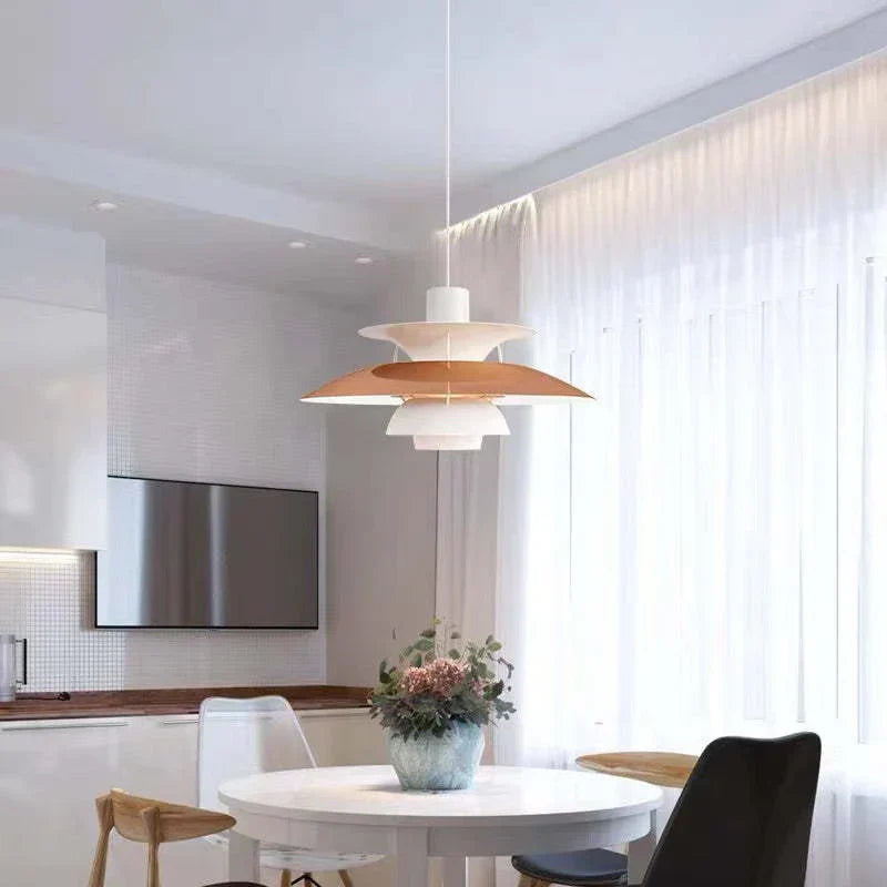 Azara LED Colorful Metal Pendant Light With Modern Design By Orntli