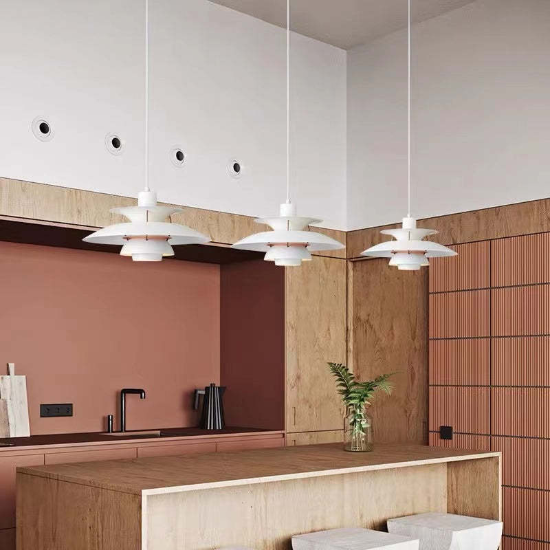 Azara LED Colorful Metal Pendant Light With Modern Design By Orntli