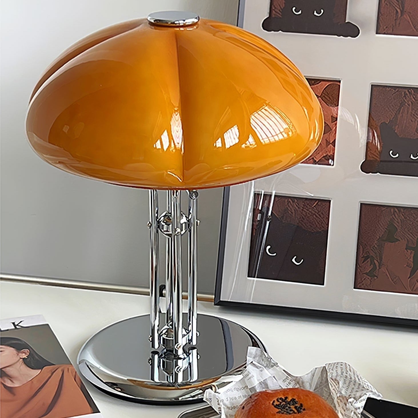 Svampebordlampe i Bauhaus-stil | Orntli