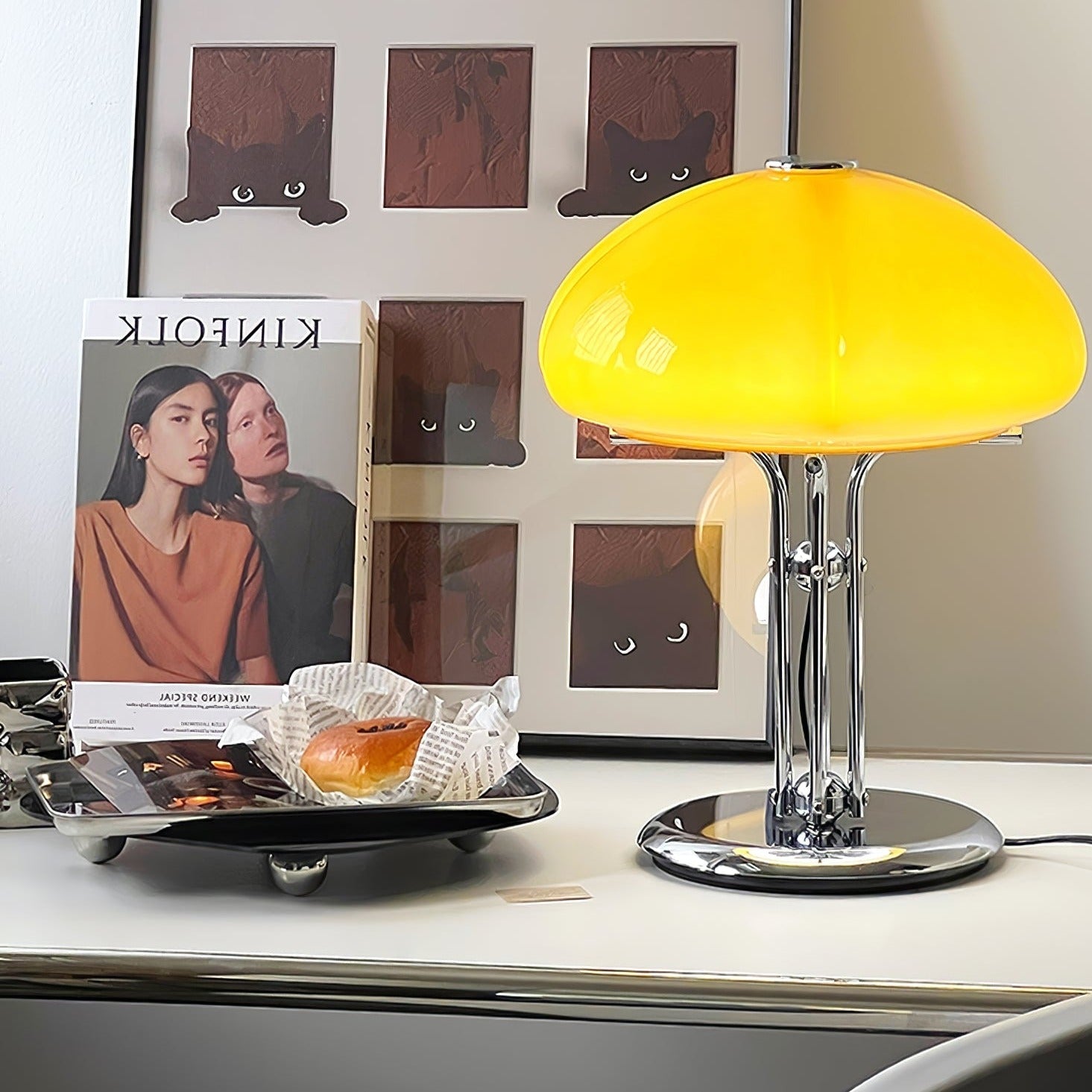 Svampebordlampe i Bauhaus-stil | Orntli