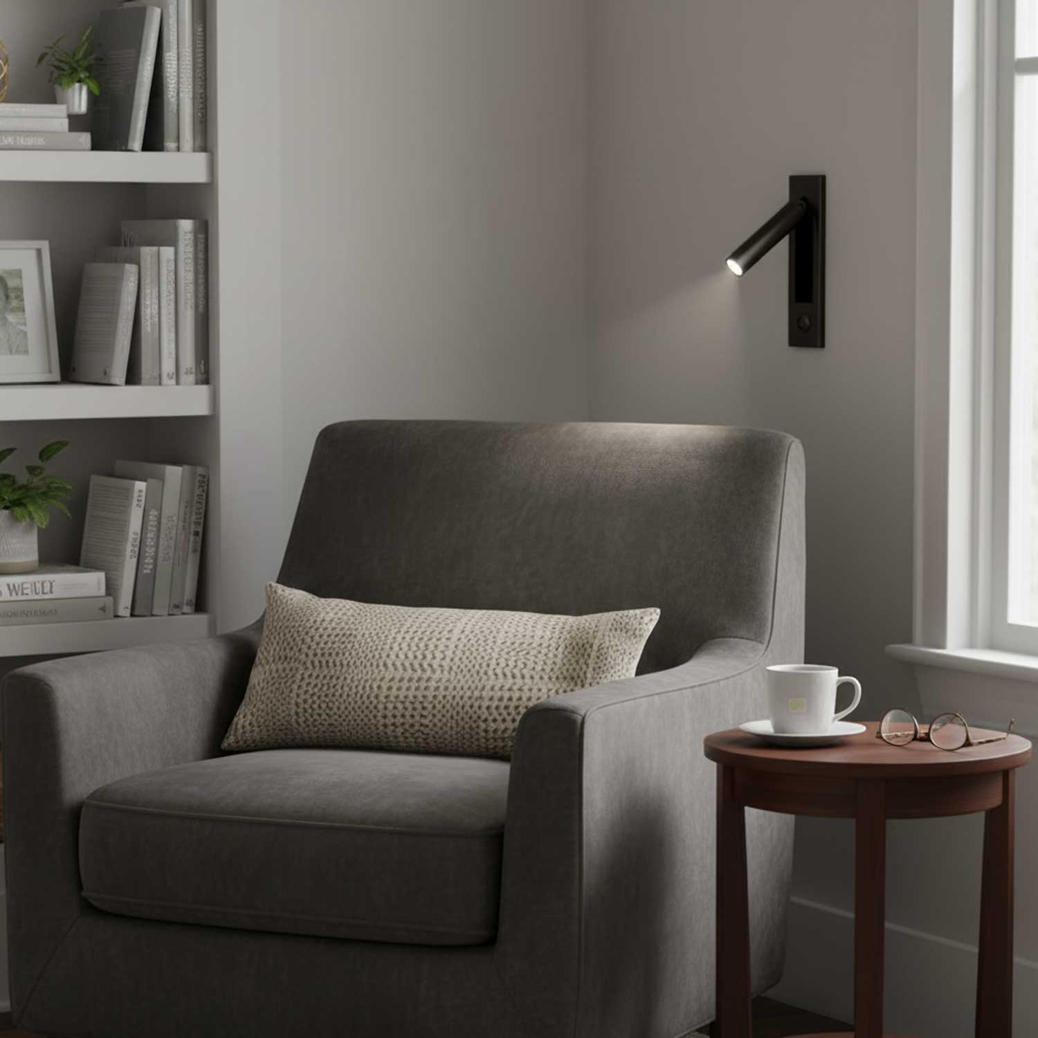 Nástěnné LED svítidlo NovaLite s flexibilní hlavicí a nastavitelným úhlem pro ložnice