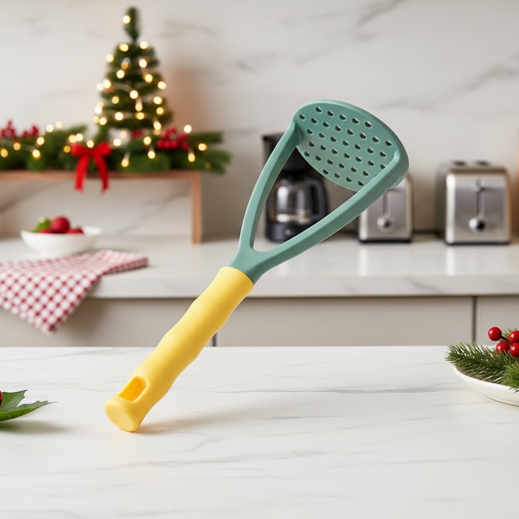 MashMate Kartoffelstampfer aus Polypropylen für glatte, lockere Pürees – einfach zu verwenden für Hobbyköche zuhause