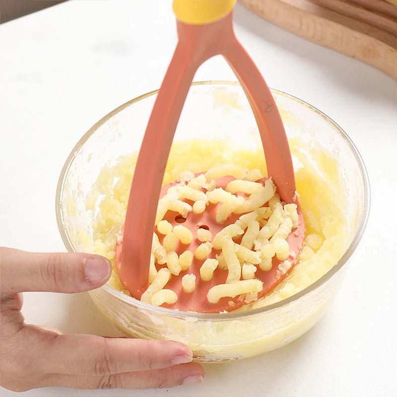 MashMate Kartoffelstampfer aus Polypropylen für glatte, lockere Pürees – einfach zu verwenden für Hobbyköche zuhause